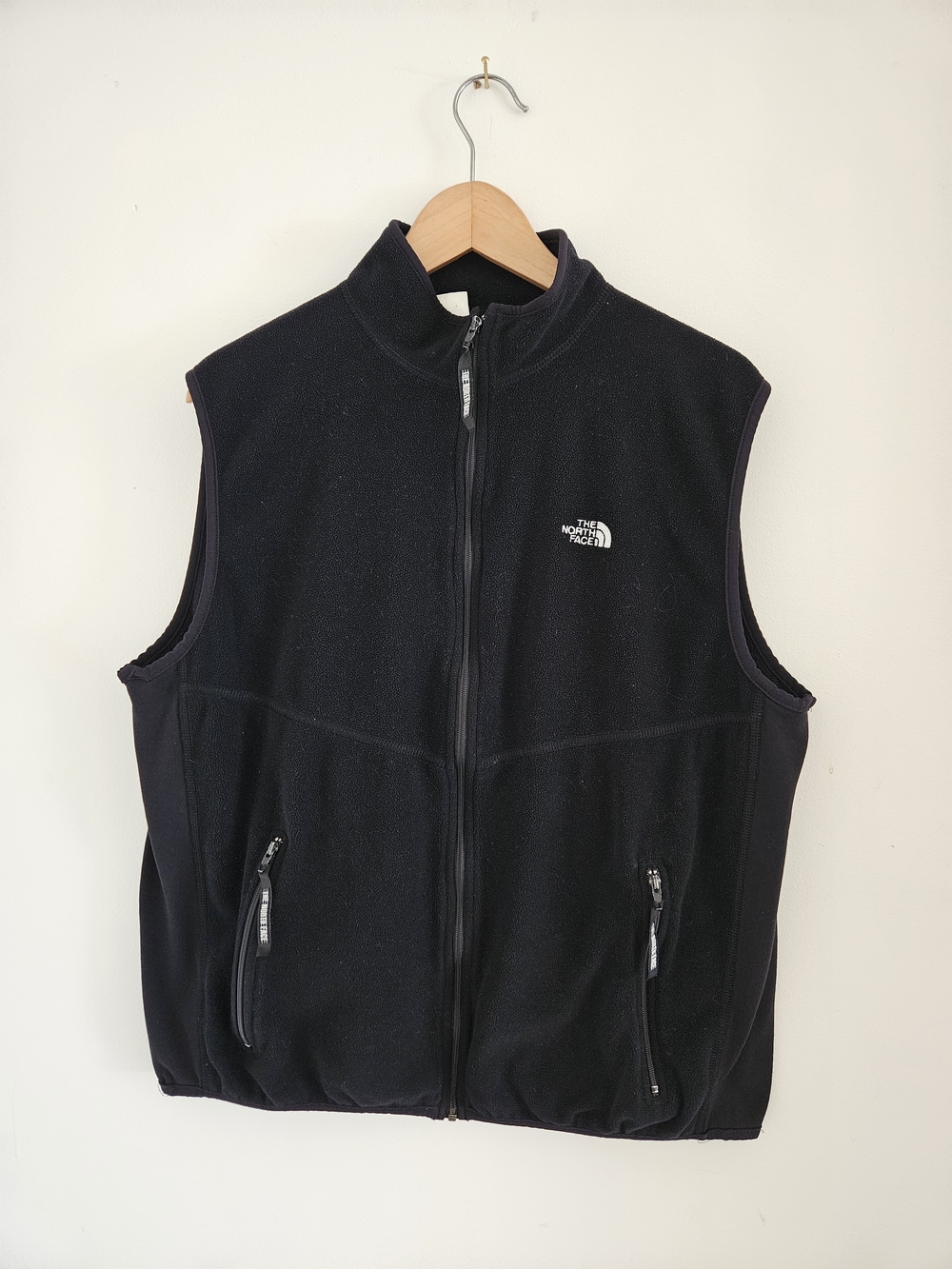 Vintage The North Face Full-Zip Fleece Vest Mens Extra Large Made In USA 90s